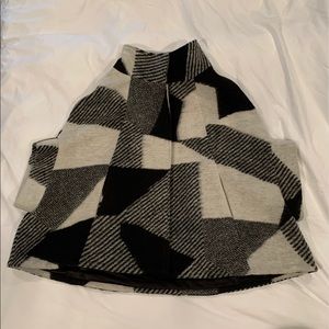 Pino Pizo Collection wool poncho sz S. Fits S-M